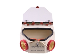 เครื่องฉีดทรายฟัน LED Light Two Pen Dental Lab Equipment เครื่องฉีดทรายฟัน