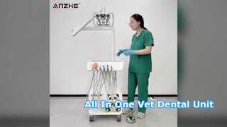 แบบพกพาสัตวแพทย์ทันตกรรมหน่วยผีเสื้อโคมไฟ LED ในตัวเครื่องอัดอากาศ Ultrasonic Scaler LE