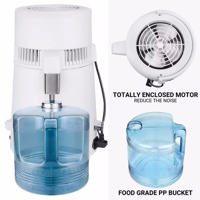 เครื่องกลั่นน้ำ 4 ลิตร สำหรับใช้ในบ้าน สแตนเลสสตีล 1.5 ลิตร/ชั่วโมง อุปกรณ์กลั่นน้ำสำหรับทันตกรรม