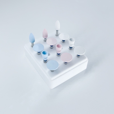 12 ชิ้น/กล่อง ขัดฟันซิลิโคนคุณภาพสูงสำหรับหัวกรอฟันมุมฉาก ชุดขัดฟันขายดี