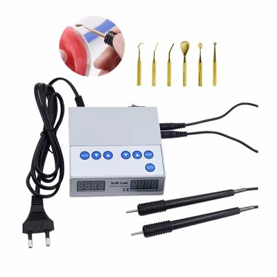 มีดแกะสลักขี้ผึ้งสไตล์มินิ บางเฉียบ ปากกาคู่ เครื่องแกะสลักความร้อนสำหรับทันตกรรม