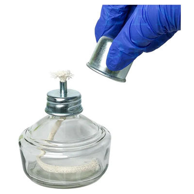 โรงพยาบาลฟัน กระจกเผาแอลกอฮอล์ 120 มิลลิลิตร สปิริตลัมป์ โลหะ Cap แอลกอฮอล์เผาอัลโคฮอล์ แอลกอฮอล์