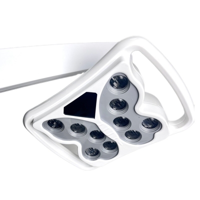 โคมไฟปฏิบัติการทางทันตกรรม 70000 LUX 10 หลอดไฟ รูปทรงผีเสื้อ โคมไฟผ่าตัดสำหรับหน่วยทันตกรรม