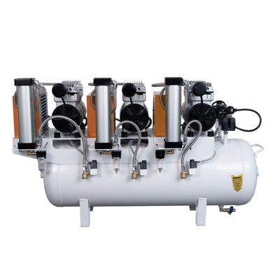 เครื่องอัดอากาศสำหรับทันตกรรม 220V แบบไม่ใช้น้ำมัน ปราศจากมลพิษ อุปกรณ์ทันตกรรม เครื่องอัดอากาศแบบเงียบ พร้อมเครื่องอบแห้ง