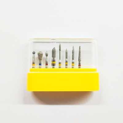 Hot Supply Dental Diamond Bur Set Finishing Cavity Prepartion Kit Factory Directly High Speed Drill Bur