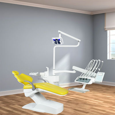 โฟชาน โรงงานโซ่ทันตวิทยา หน่วย 16 ชุด 1 ถัง พร้อมแสงรักษาฟรีและฟัน Scaler หน่วยทันตติดตั้งด้านบน