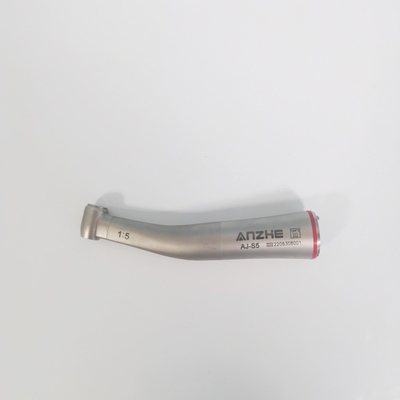 ความเร็วเพิ่มขึ้น 1:5 แฮนด์พีย์ทันตอล ดันปุ่ม Contra Angel อากาศเทอร์ไบน์ ภายในสเปรย์ สายไฟเบอร์ออปติก แฮนด์พีย์ทันตอล