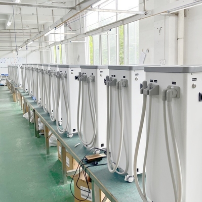 หน่วยดูดฟันแบบเคลื่อนไหว พร้อมถังน้ําสกปรก เครื่องดูดฟันระบายน้ําอัตโนมัติ