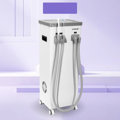 หน่วยดูดฟันแบบเคลื่อนไหว พร้อมถังน้ําสกปรก เครื่องดูดฟันระบายน้ําอัตโนมัติ