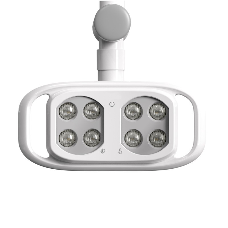 โคมไฟทันตกรรมแบบไร้เงาสำหรับเก้าอี้ทันตกรรมแบบกำหนดเอง 8 ดวง ไฟ LED สำหรับชุดทันตกรรม พร้อมเซ็นเซอร์