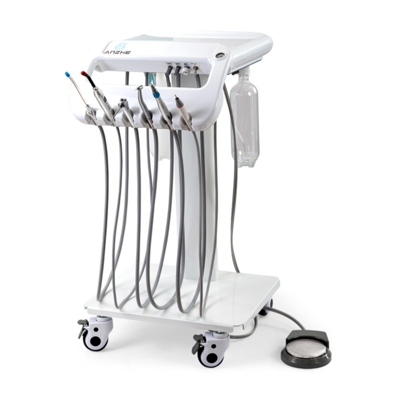 รถกระบะฟันแบบเคลื่อนไหวที่มีน้ําหนักเบา มี 5 ล้อสากล รถกระบะรักษาฟันแบบพกพา