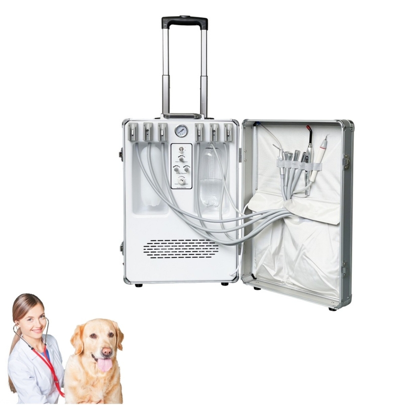 ชุดอุปกรณ์ทันตกรรมสัตว์แบบพกพา ชุดรักษาฟันสัตว์เลี้ยง ชุดดูแลฟันสัตว์ ชุดทันตกรรมเคลื่อนที่สำหรับสัตว์