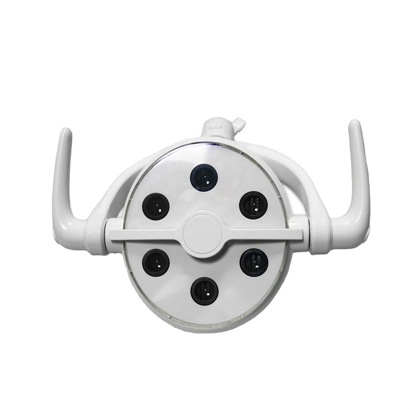 8 LED Dental Light with Sensor Switch Dental Chair Cold Light Square Reflector Dental Lamp