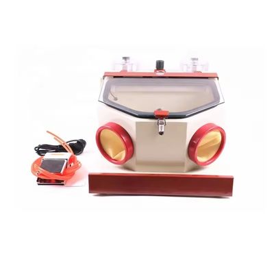 ราคาดี เครื่องขัดทรายทำความสะอาดช่องปากด้วยทรายสำหรับทันตกรรมสองด้าม พร้อมตู้ ออนไลน์