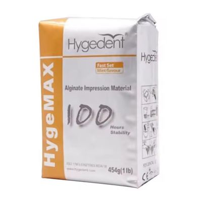 ราคาดี วัสดุพิมพ์ฟันอัลจิเนตเกรดทันตกรรมชนิดเร็ว Hygedent Alginate สำหรับการจัดฟัน ออนไลน์