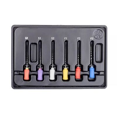 ราคาดี การใช้มือ ทันตแพทย์ ช่องแหลมราก หมุนเวียน Endodontics ช่องแหลมตรง ไฟล์ NiTi ไฟล์ช่องแหลมราก ออนไลน์