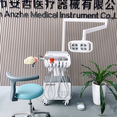 เครื่องจำลองทันตกรรม ระบบการฝึกอบรมทันตกรรม เครื่องจำลองทันตกรรม Phantom Head พร้อมรถเข็นสำหรับสอนในโรงเรียนทันตกรรม