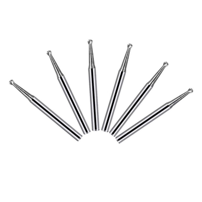 หัวกรอฟันคาร์ไบด์ทังสเตนแบบกลม หลายขนาด 2.35 มม. หัวกรอฟันคาร์ไบด์ คุณภาพสูง เจียรแต่งฟัน