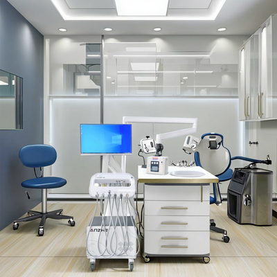 โรงงานทันตแพทย์มืออาชีพ รถกระบะทันตแพทย์มือถือ 220V ยูนิตส่งทันตแพทย์ด้วยกล้องปาก ยูนิตรักษาทันตพกพา