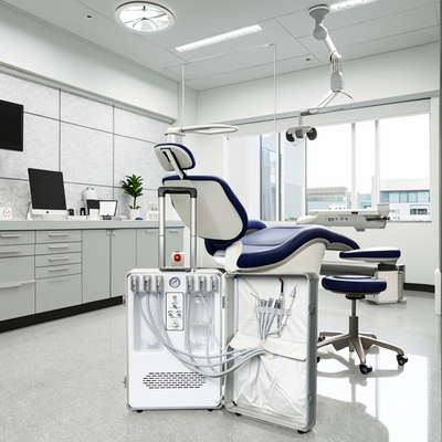 การออกแบบกระเป๋าเดินทาง หน่วยทันตแพทย์พกพา หน่วยรักษาทันตแพทย์มือถือ พร้อมเครื่องปรับความร้อนและเครื่องปรับขนาด