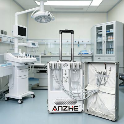 ราคาดี CE Approved Portable Veterinary Dental Unit Mobile Pet Dental Clinic Equipment with Air Compressor Full Set Dental Turbine Unit ออนไลน์