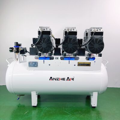 ราคาดี 90L เครื่องอัดอากาศไร้เสียงสำหรับหน่วยทันตกรรม | คอมเพรสเซอร์ทันตกรรมคุณภาพสูงไร้น้ำมัน 2550W เพื่อการทำงานที่เงียบและมีประสิทธิภาพ ออนไลน์