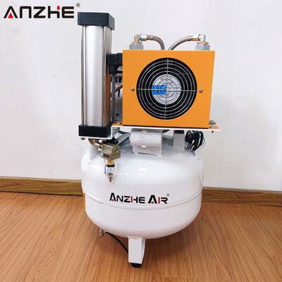 ราคาดี 32L เครื่องอัดอากาศทันตกรรมและทางการแพทย์แบบไร้น้ำมัน ไร้เสียง พร้อมเครื่องอบแห้งในตัว | เงียบพิเศษ ไร้น้ำมัน อากาศบริสุทธิ์สูงสำหรับคลินิก ออนไลน์