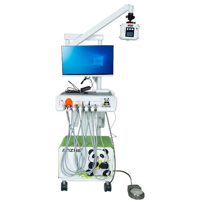 ราคาดี หน่วยทันตแพทย์พกพา 550W ความดัน 0.8Mpa และเสียง 38DB All-in-One Mobile Dental Workstation ออนไลน์