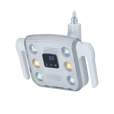 ราคาดี 6 หลอด LED ไฟดําเนินการฟันที่มีความสว่างปรับได้ และแสงที่ไม่มีเงาสําหรับเก้าอี้ฟัน ออนไลน์