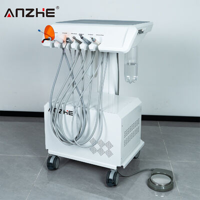 หน่วยทันตแพทย์พกพา พร้อมเครื่องกดอากาศแบบติดตั้ง เครื่องปรับความแรง ultrasonic Scaler LED การรักษาแสง ความเร็วสูงต่ํา Handpiece การรักษาทันตแพทย์แบบเคลื่อนไหว รถกระบะ การทํางานทันตแพทย์แบบคอมแพคต์ สําหรับคลินิกทันตแพทย์
