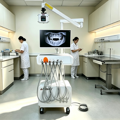 ราคาดี ชุดทันตกรรมสัตว์ครบวงจรพร้อมเครื่องเอกซเรย์พกพา กล้องในช่องปาก HD และปั๊มลมไร้น้ำมันแบบเงียบ ออนไลน์