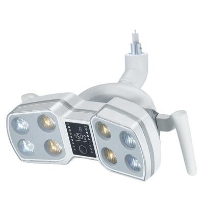 LED Dental Operating Light with Infrared Sensor Shadowless Oral Lamp 8000-30000Lux 8 Eyes LED for Dental Chair Unit