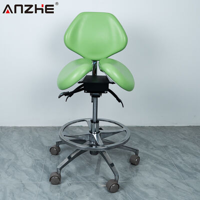 Twin Saddle Ergonomic Adjustable Medical Stool Rolling Doctor Chair for Dental Clinic and Beauty Salon